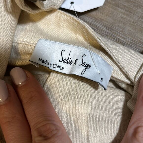 NWT sadie x sage frankie denim overalls - Picture 5 of 9